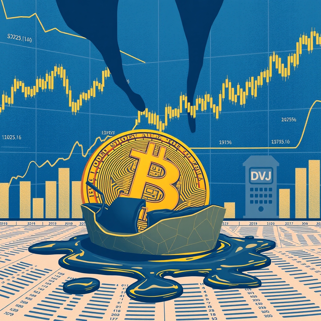 Bitcoin‑Preis rutscht 45 % unter Höchststand, Leerverkäufer erleiden $276 Mio Verluste